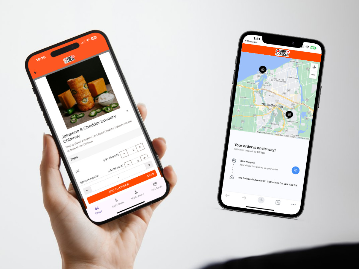 Ordering and delivery dashboard with automated dispatch and real-time GPS order tracking